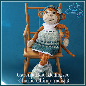 Garen Pakket Kledingset Charlie Chimp  (meisje)