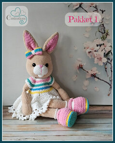 PRE-ORDER!!!            Pakket 1: Garen Pakket Hille Haas Meisje