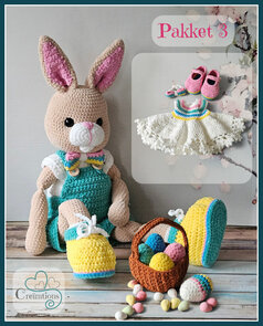 PRE-ORDER!!!            Pakket 3: Garen Pakket Hille Haas Jongen en kledingset meisje